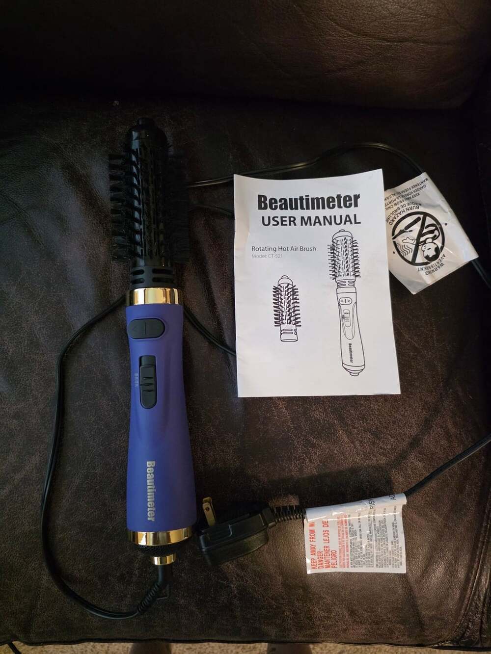 Working Beautimeter Rotating Hot Air Brush CT-521 with User's Manual